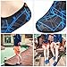 JustOneStyle NBERA Barefoot Flexible Water Skin Shoes Aqua Socks for Beach Swim Surf Yoga Exercise (8.3XL (US W:10.5~11 M:9.5~10.5), Blue Black)