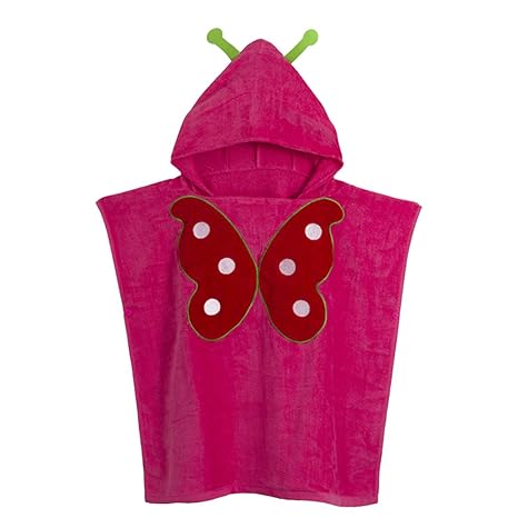 Bozevon Enfants Baignoire Bébé Poncho à Capuche Coton Plage