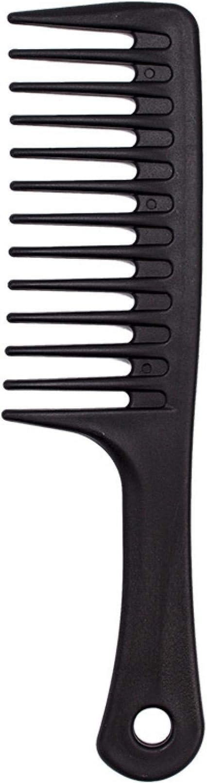 Louise Maelys Large Wide Tooth Detangle Hair Comb Premium Plastic Styling Comb for Thick Hair Curly Hair