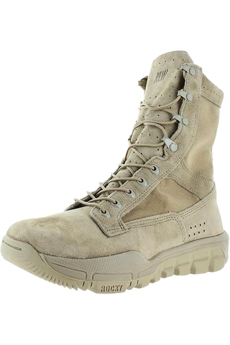 rocky tan military boots