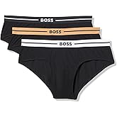 BOSS mens 3-pack Bold Logo Solid Briefs