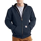Carhartt Men's Rain Defender Rutland Hooded Zip Front Sweatshirt
