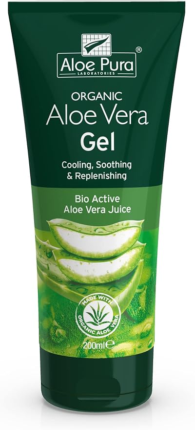 Aloe Pura Organic Aloe Vera Gel Natural Vegan Cruelty Free 200 ml