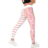 Women's Easter Printed Leggings High Waist Tights Trendy Workout Yoga Pants S-XL