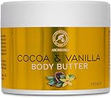 AROMATIKA Cocoa Vanilla Body Butter 250g Natural Moisturizer Dry Skin Massage view 1