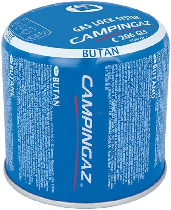 Campingaz C206 GLS Gas Cartridge 190 g Blue Piercable Butane/Propane 80/20