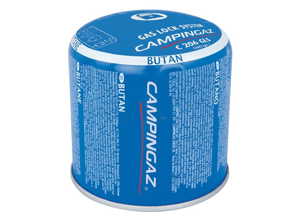 Campingaz C206 GLS Gas Cartridge - Blue, 190 g