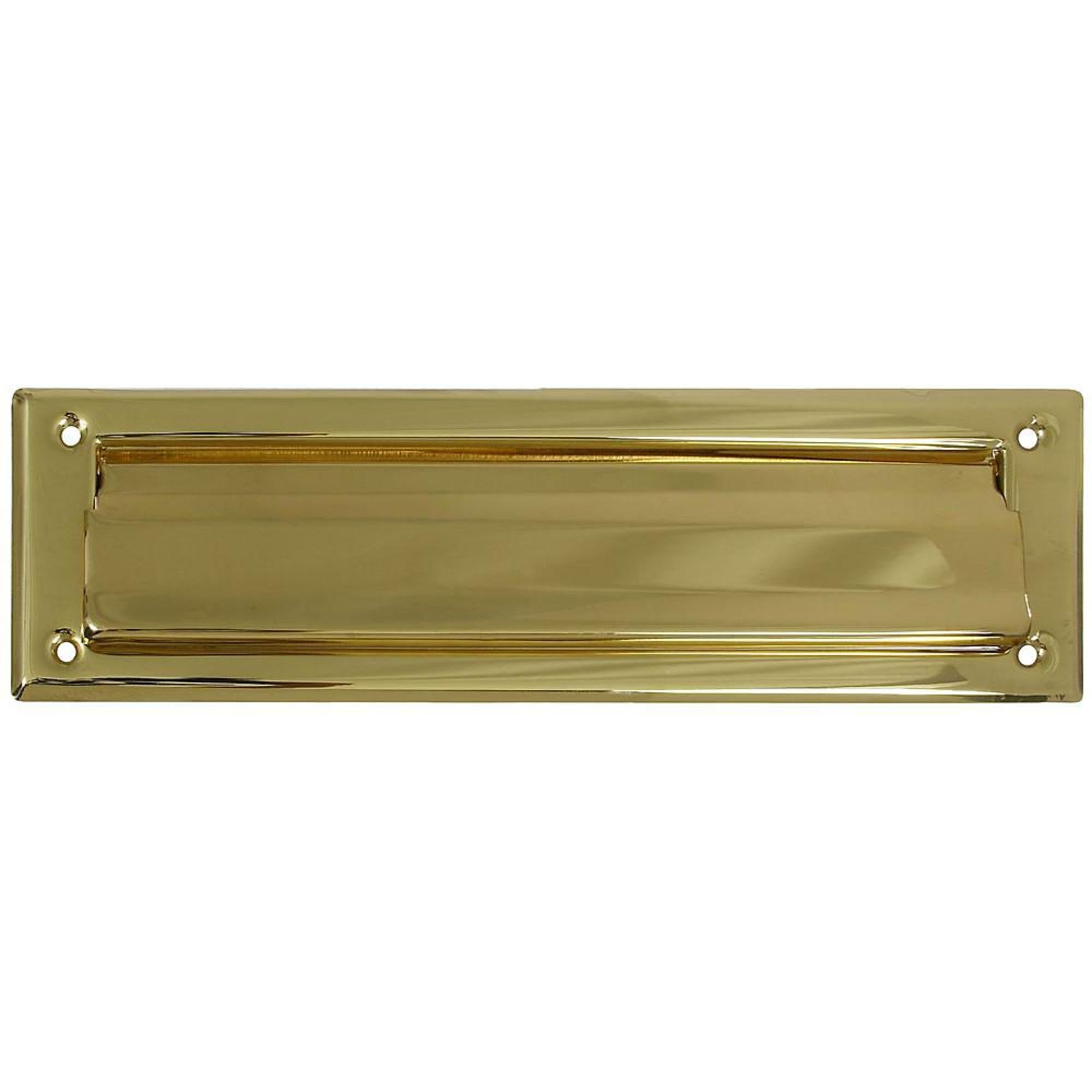 National Hardware N197-905 V1911 Mail Slot in Solid Brass,2" x 11"