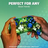 PDP Rock Candy Wired Gaming Switch Pro Controller Official License Luigi OLED view 3