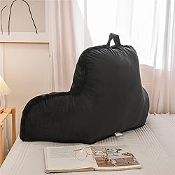 Holawakaka Standard Faux Fur Bed Rest Pillow with