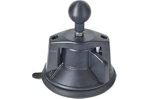 Universal Car Phone Mount - Heavy-Duty Sticky Gel Windshield/Dashboard Suction Cup with 25mm(1inch) Ball Compatible with RAM 