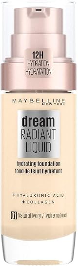 Maybelline Dream Radiant Liquid Foundation Natural Ivory 01 30 ml view 1