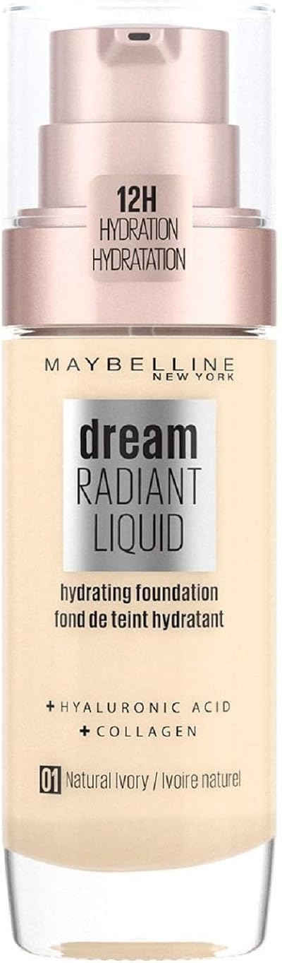 Maybelline Dream Radiant Liquid Foundation Natural Ivory 01 30 ml
