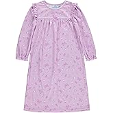 Dreamwave Girls Granny Gown Nightgown, Toddler to Big Kid, Soft, Comfortable, Adorable Pajamas For Girls