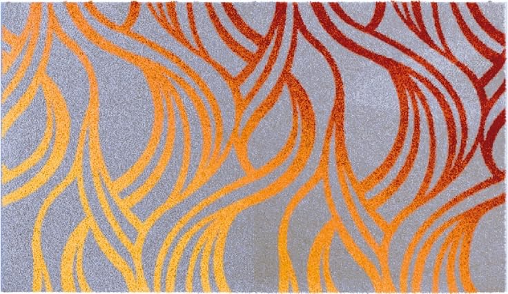 Mayra - Alfombra de baño 60x100cm Naranja