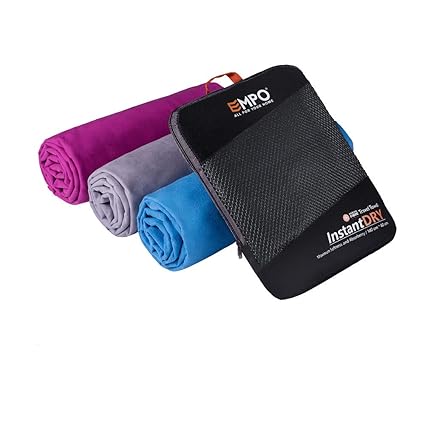 Empo Large Serviette En Microfibre 140cm X 80cm Serviette De Sports Super Absorbante Sèche Rapidement Parfaite Pour Voyage Sports Natation
