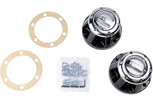 Mile Marker 423 Replacement 3/4 Ton Flange Lock Out Hub Pair 6 Bolt and 19 Spline fits 1974 1977 J20 Pickup - Superior Contro