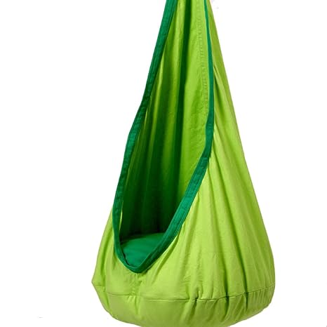 Kinder Swing Hängehöhle Kinder Hängesitz Baby Swing Baby Schaukel Cocoon Swing (Grün)
