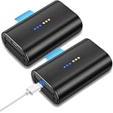 anegine Extra Outdoor Camera Battery Pack 8000mAh with USB-C Charging Cable for SimpliSafe Wireless Outdoor Security Cameras (2-Pack)