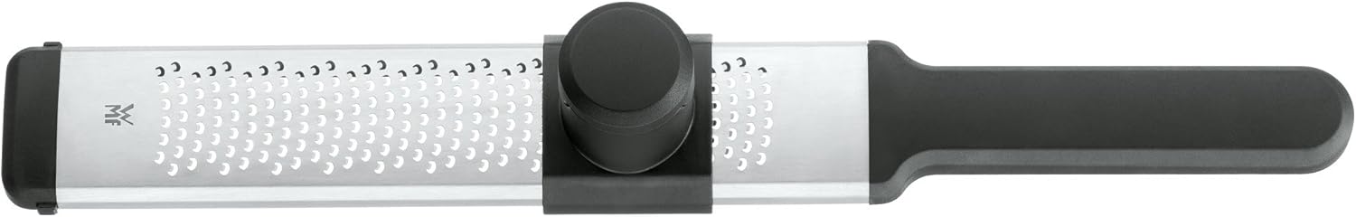 WMF Top Tools Küchenreibe, Muskatreibe Ingwerreibe, Cromargan Edelstahl poliert, Kunststoff, spülmaschinengeeignet, 4 x 33 cm
