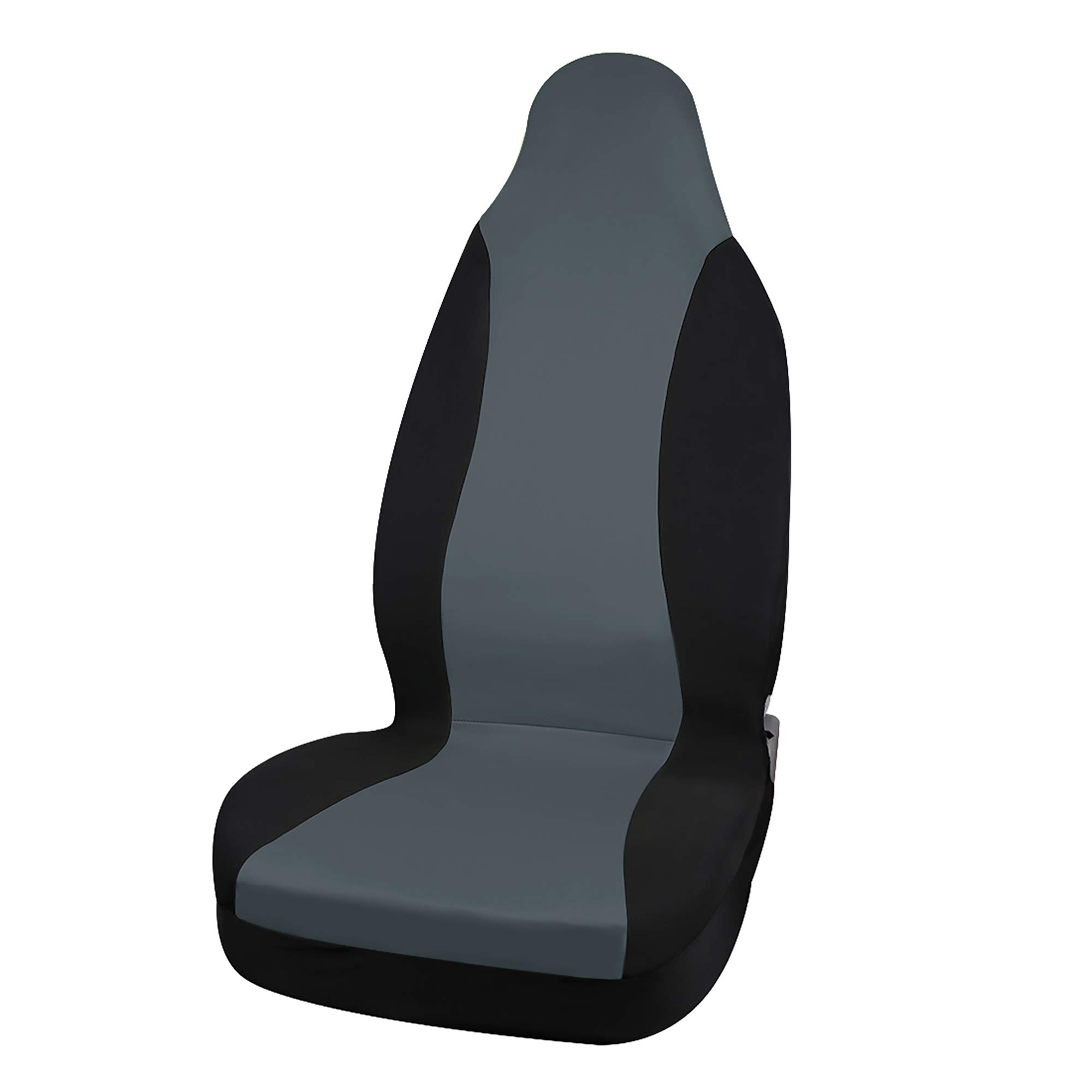 sourcingmap New Gray Black Front High Back Bucket Seat Cover