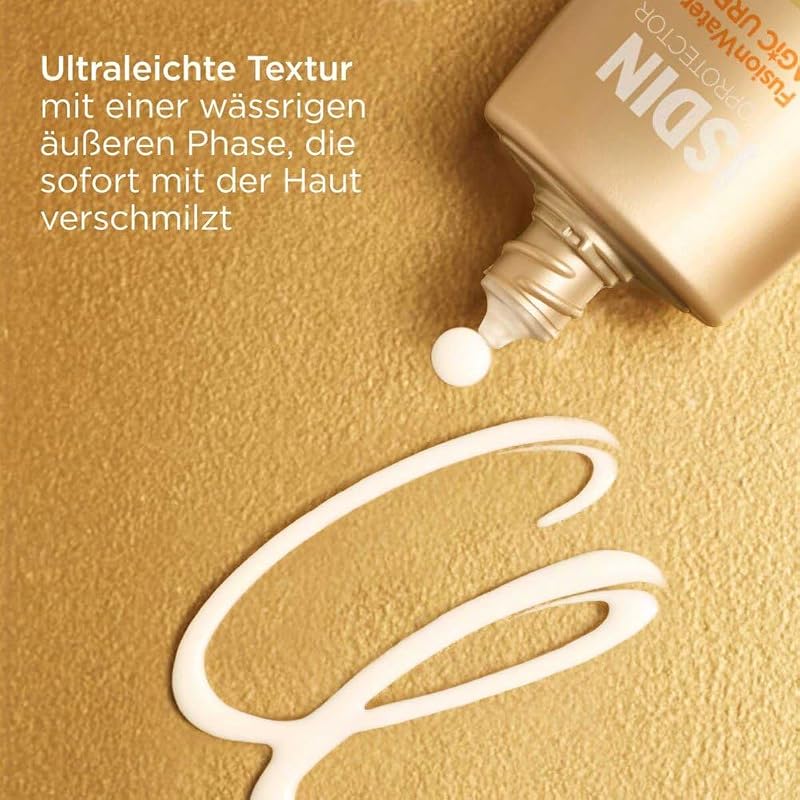 Isdin fotoprotetor fusion water urban fps 30 - protetor solar facial ultraleve de uso diário para ambientes urbanos, proteção uva, luz azul e antipoluição, 50 ml