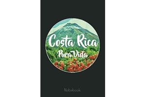 Costa Rica Pura Vida Travel Notebook for Men, Women, Children: Composition Notebook, Lined Notebook, (6x9, 110 pgs); Inspirational Quote Notebook, Feminist ... Journal, Gift for Women, Girls, Teachers