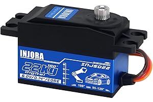 INJORA INJS022 22KG Low Profile Digital Servo for 1/10 RC Car Robot Model Upgrade