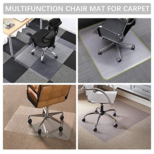ChairMatCarpet, DeskMatRectangular, FRUITEAM Desk Chair Mat, Office