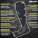 BLITZU Compression Socks (as1, alpha, s, regular, regular, black, small)