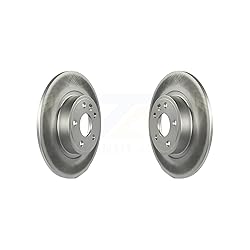 Genius Rear Coated Disc Brake Rotors Pair