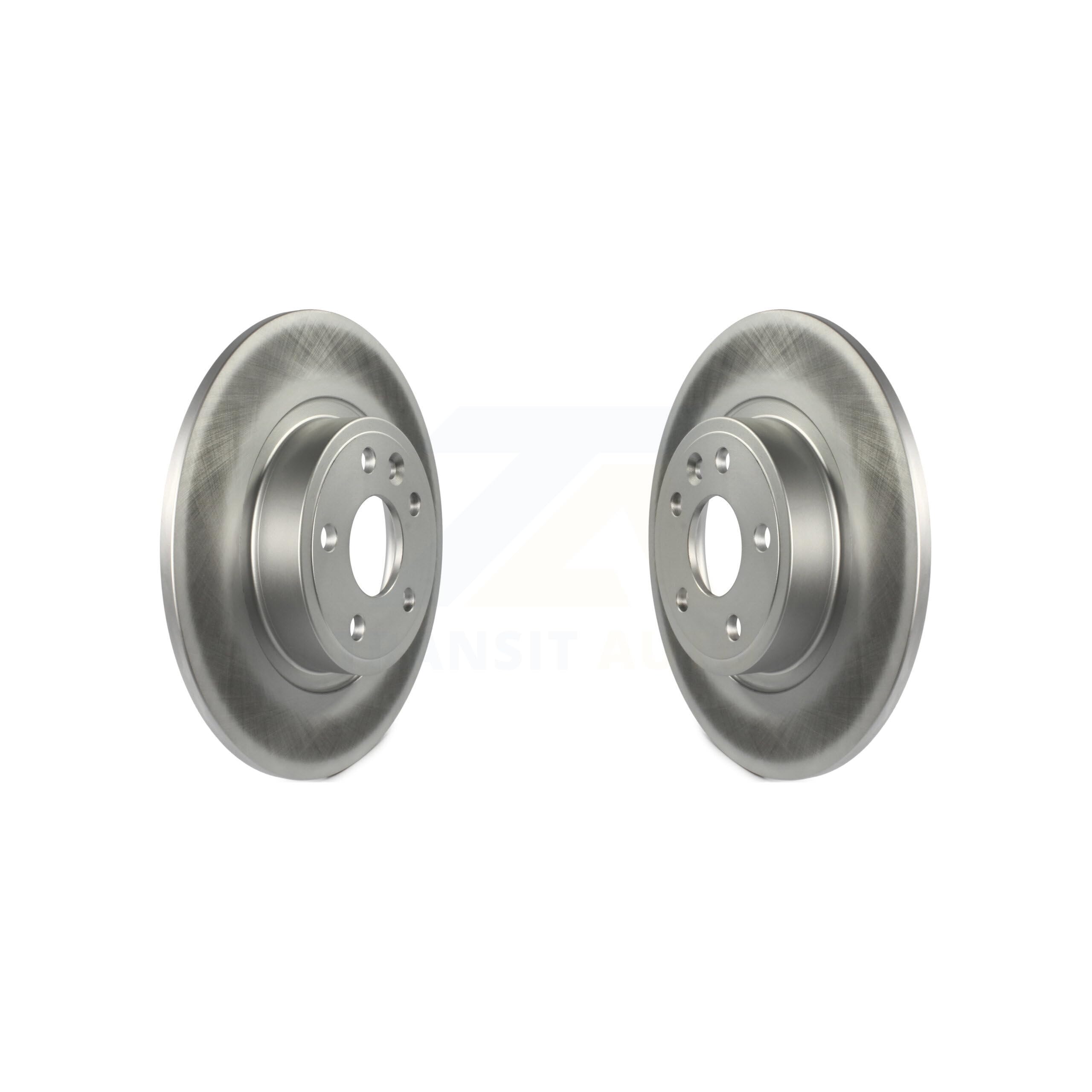 Genius Rear Coated Disc Brake Rotors Pair
