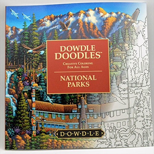 National Parks Adult Coloring Book is great for the National Park Service birthday celebration