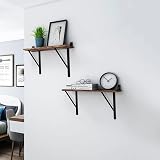 HAOCHEN Heavy Duty Triangular Shelf Brackets 8 pcs 300x190mm Black view 7
