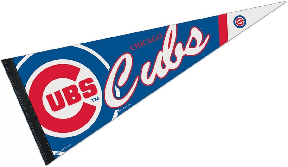 WinCraft MLB 85399013 Chicago Cubs Premium Pennant, 12