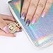 BORN PRETTY Nail Art 72 Slots Stamping Plate Colletion Holder Holographic Snakeskin Nail Art Plate Organizer