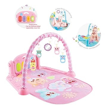 pink baby gym