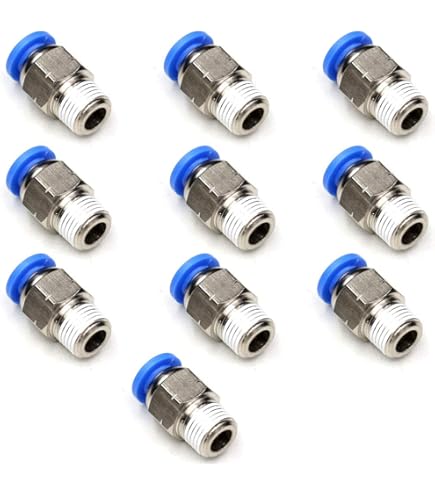 Festo 153047 QSL-1/4-6 Push-in/Threaded L-Fitting, Nickel