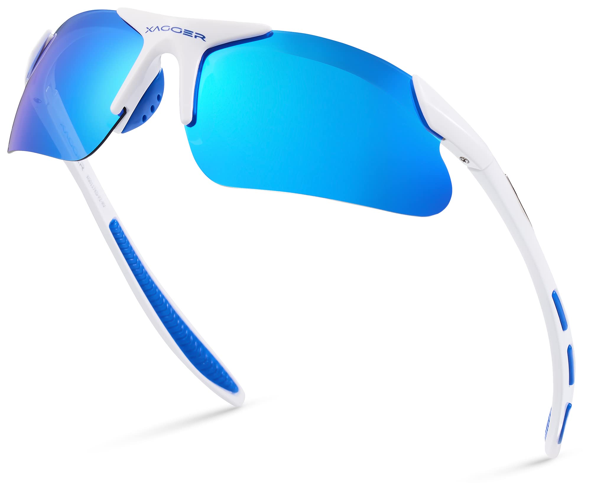 Xagger Kids Youth Polarized Sports Sunglasses for Boys Girls Baseball Softball Glasses TR90 Frame
