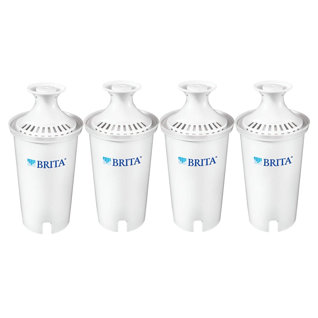 Brita Water Pitcher, Slim, 5 Cup Capacity (Pitcher + 4 Filters) White