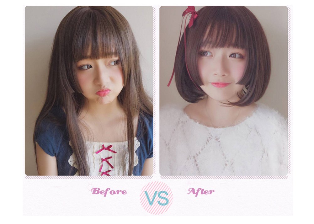 Mua Saeons Saeonzu Wigs Full Wig Boryu Muka Rubobu Si Suru Bangu Side Bangs Princess Cut Princess Hair Medium Short Single Curl Small Face Cute Natural Heat Resistant Tren Amazon Nhật Chinh Hang 21 Fado