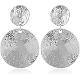 OCCFAE Women's Statement Clip-On Earrings Hypoallergenic Lightweight Clip Earrings