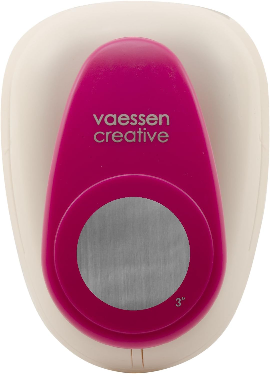 Vaessen Creative Craft Paper Punch - Circle - Ø 7,6 cm - Circle Cutter for Crafting and Card Making