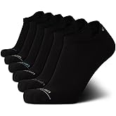 Calvin Klein Mens No Show Socks - 6 Pack Performance Cushioned Low Cut Tab Athletic Socks for Sneakers & Loafers (Size: 7-12)