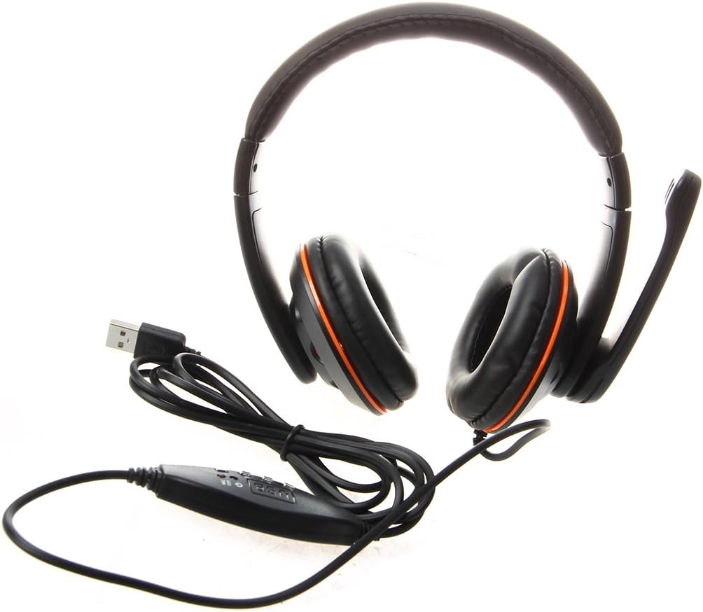 Ovleng OV-Q5 USB Stereo Headphone Headset Earphone with Microphone for PC Laptop