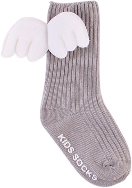 Magideal Chaussettes Hautes Bebe Fille Ailes Danges Automne Hiver En Coton Doux Bebe Chaussettes Eng Bouldermicrofinance Org
