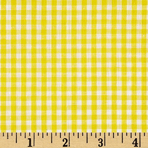 Richland Textiles Richcheck 60in Gingham Check 1/8in Yellow Fabric By The Yard