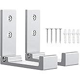OHIYO Folding Wall Hooks 2PCS Foldable Hooks Bearing Load 33lb/15kg Wall Mounted Heavy Duty No Rust Aluminum Alloy Folding Coat Hooks for Hanging Coat & Bags & Hat & Backpack (Silver)