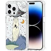 MOSNOVO Case for iPhone 14 Pro Max, [Buffertech 6.6ft Military-Grade Drop Protection] [Anti Peel Off Tech] Clear TPU Bumper P