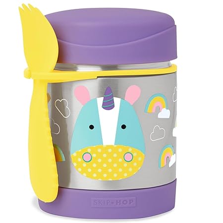 Skip Hop Zoo Insulated Unicorn Food Jar, Multi